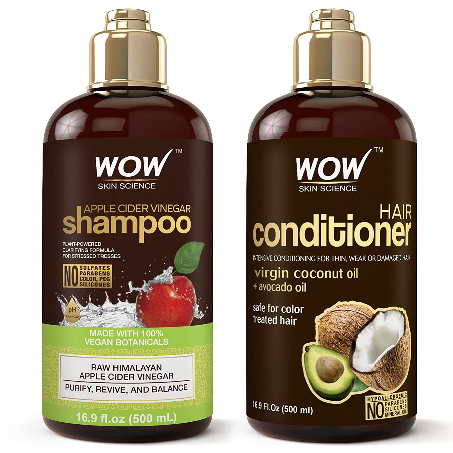  3. WOW Apple Cider Vinegar Shampoo is the best for scalp health. 