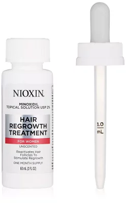 Nioxin Minoxidil Topical Solution USP 2% Hair Regrowth Treatment