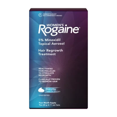 Rogaine Women&rsquo;s 5% Minoxidil Topical Aerosol Hair Regrowth Treatment