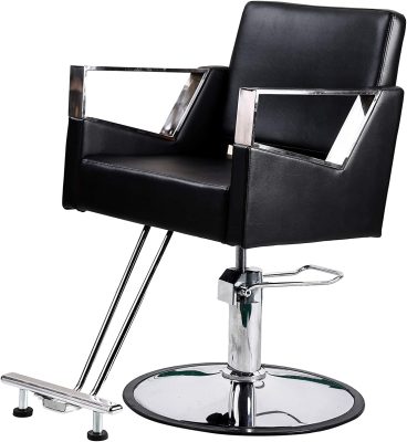  6. T-bar foot rests are not for everyone. Hydraulic Styling Chair for Beauty 