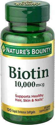  2. Nature's Bounty Biotin, BEST VALUE 