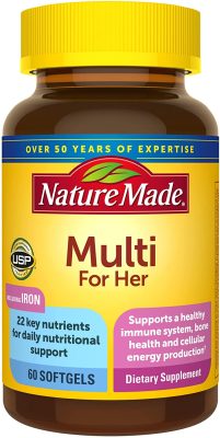  7. Nature Made Multi for Her Softgel 