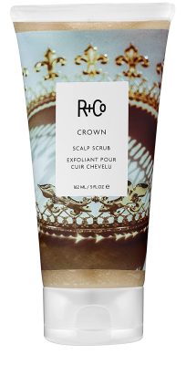  3. R+Co Crown Scalp Scrub is ideal for sensitive scalps. 