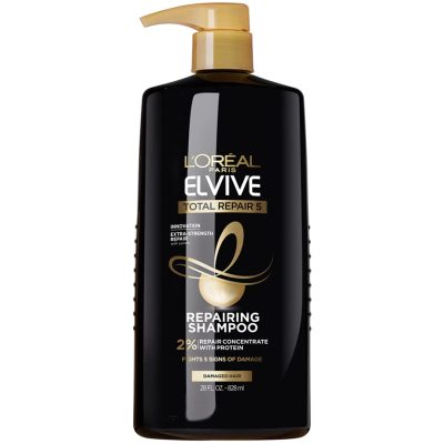  2. L'Oréal Paris Elvive Total Repair 5 Repairing Shampoo is the best value. 