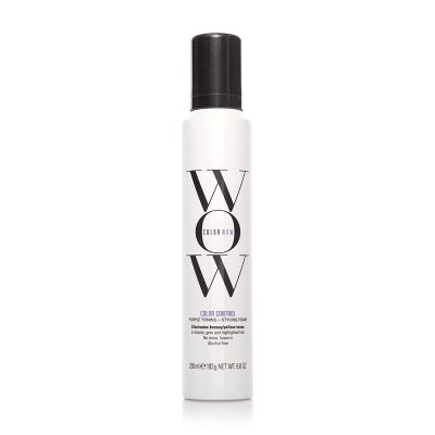  5. Color Wow Color Control Purple Toning + Styling Foam is the best styler. 
