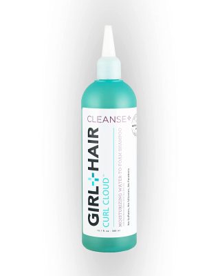  6. GIRL+HAIR CLEANSE+ is ideal for curly hair. Sulfate-Free Water-to-Foam Moisturizing 