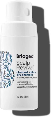  3. Briogeo Scalp Revival Charcoal + Biotin Dry Shampoo is ideal for oily hair. 