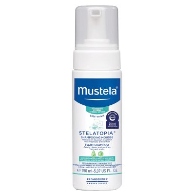  1. Mustela Stelatopia Foam Shampoo is the best overall. 