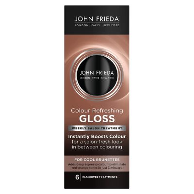  2. John Frieda Color Refreshing Gloss is the best drugstore product. 
