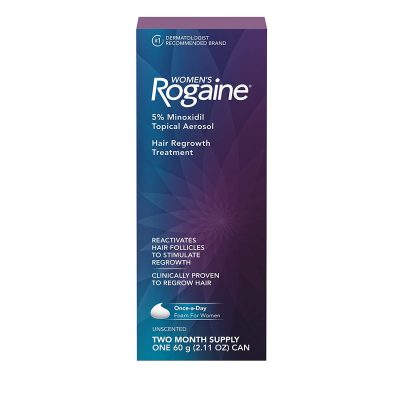  1. Women's Rogaine 5 percent Minoxidil Foam is the best overall. 