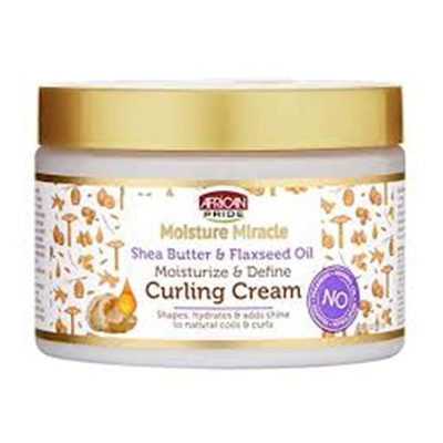  3. African Pride Moisture Miracle Shea Butter & Flaxseed Oil Curling Cream is ideal for Type 4 hair. 