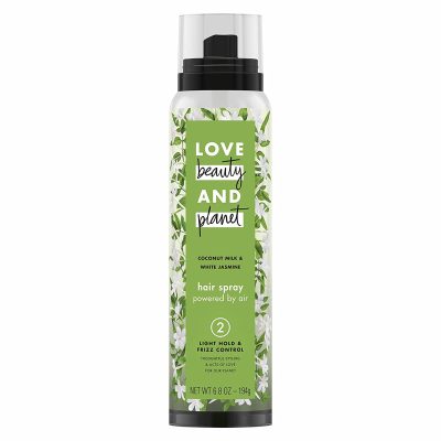  2. Love Beauty and Planet Coconut Milk Medium Hold & Volume Hair Spray is the most affordable option. 