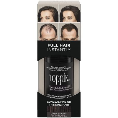  5. Toppik Hair Building Fibers are the best for thinning hair. 