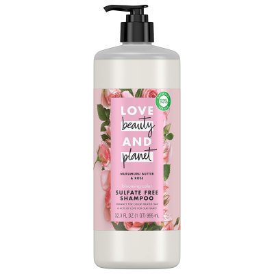  3. Best Value: Murumuru Butter & Rose Blooming Color Shampoo by Love Beauty And Planet 