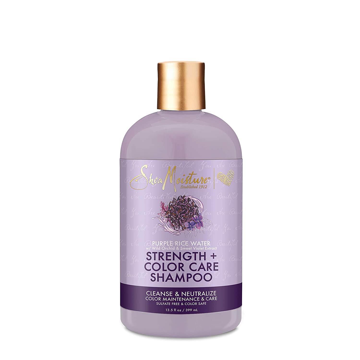  10. SheaMoisture Purple Rice Water Strength & Color Care Shampoo is ideal for cool tones. 