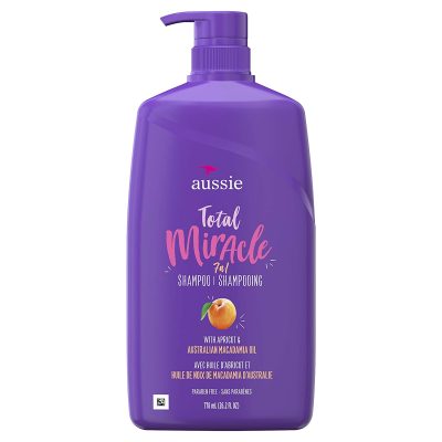  3. Aussie Total Miracle Shampoo is the best drugstore shampoo. 