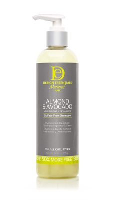  3. Design Essentials Almond & Avocado Moisturizing & Detangling Sulfate-Free Shampoo is best for detangling. 