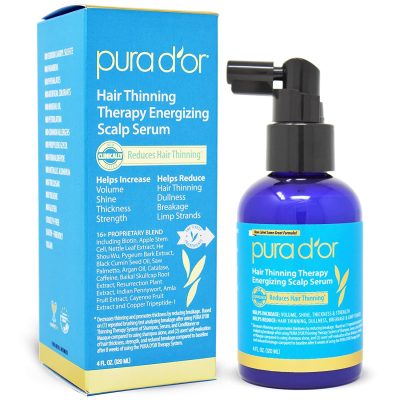  5. Pura D'Or Hair Thinning Therapy is the best hair strengthening product. 