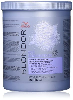  8. Wella Professionals Blondor Multi-Blonde Lightening Powder is the best bleach. 
