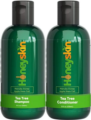  5. HoneySkin Tea Tree Oil Shampoo and Conditioner are the most hydrating. 