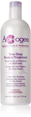  1. Aphogee Two-Step Protein Treatment is the best overall. 