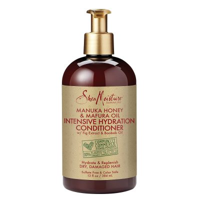  4. SheaMoisture Manuka Honey & Mafura Oil Intensive Hydration Conditioner is ideal for curly hair. 