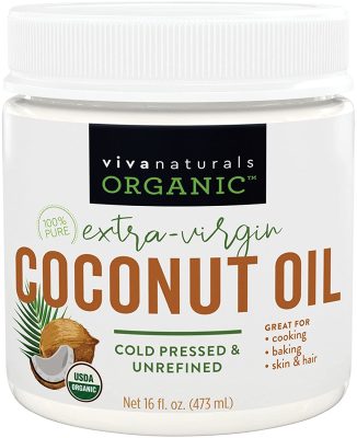  3. Viva Naturals Organic Extra Virgin Coconut Oil is the best natural option. 