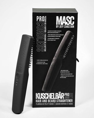  10. Kuschelbär Pro Cordless Heated Beard Straightener Brush is the best heated. 