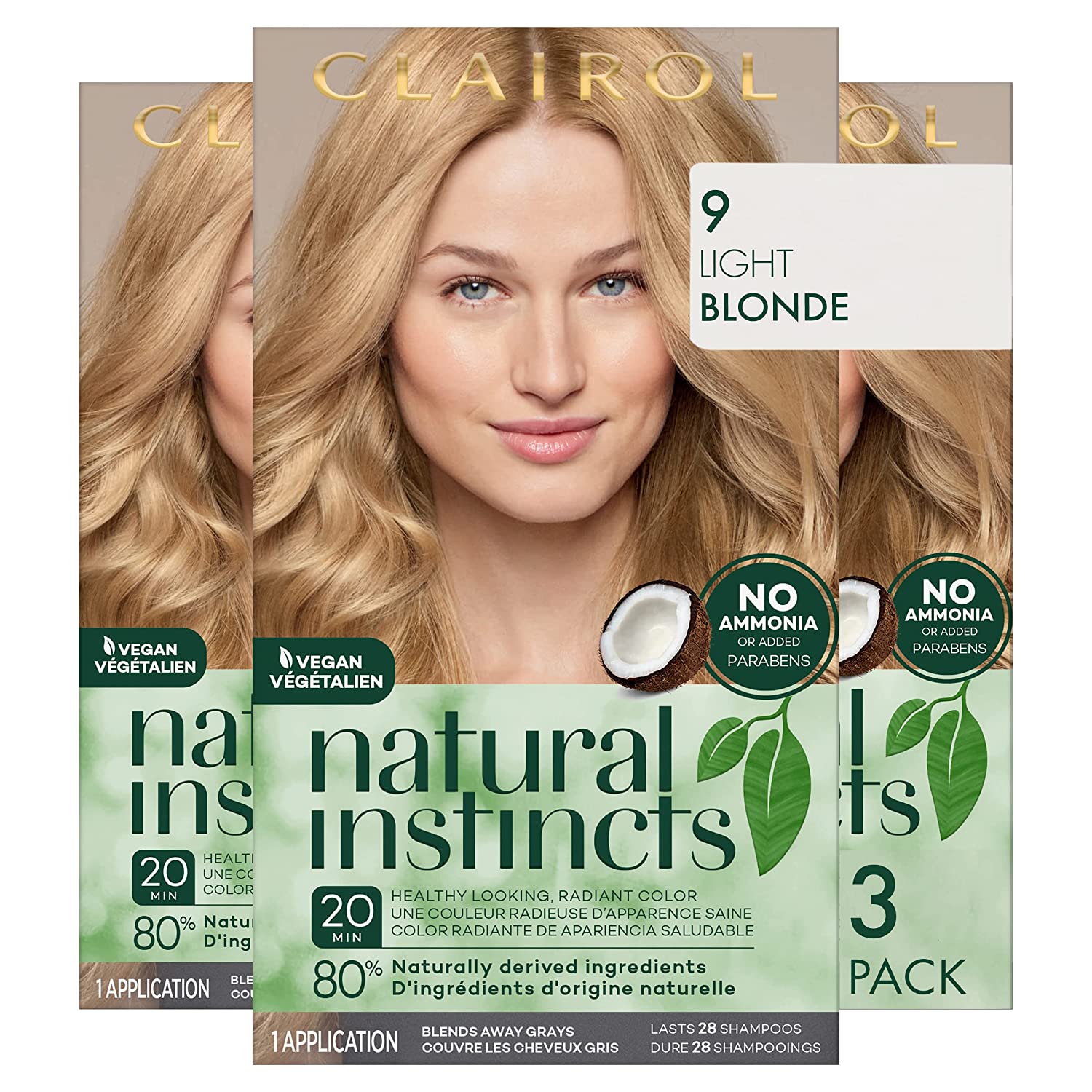  1. Clairol Natural Instincts is the best overall. 