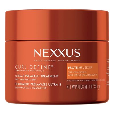  7. Nexxus Curl Define Ultra-8 Pre-Wash Treatment is ideal for curly hair. 