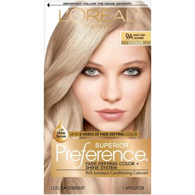  2. L'Oreal Paris Superior Preference Fade-Defying Shine Permanent Hair, Best Drugstore 